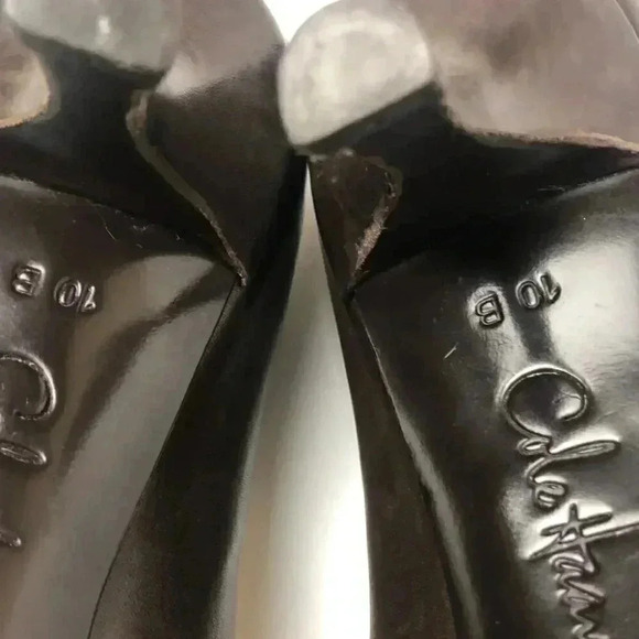 Cole Haan Vesta Pump Brown heels shoes size 10B - Picture 11 of 11